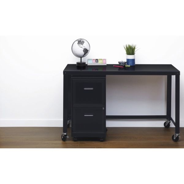 Lorell 2-Drawer Mobile File Cabinet
