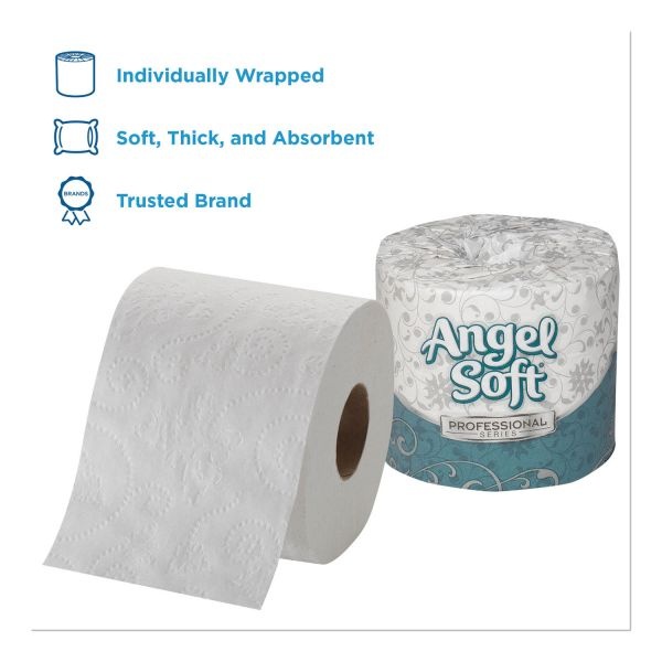 Angel Soft Ps Premium Toilet Paper, 2-Ply, White, 4 X 4 1/20 Sheet, 450 Sheets/Roll, 20 Rolls/Carton