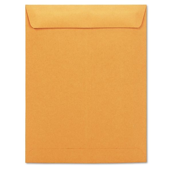 Universal Center Seam 10" X 13" Manila Catalog Envelopes, Gummed Closure, 24 Lb, Brown Kraft, Box Of 250