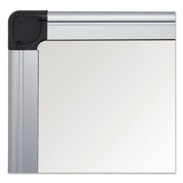 Mastervision Value Melamine Dry Erase Board, 48 X 96, White, Aluminum Frame