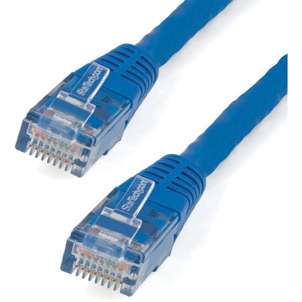 4Ft Cat6 Ethernet Cable - Blue Molded Gigabit - 100W Poe Utp 650Mhz - Category 6 Patch Cord Ul Certified Wiring/Tia