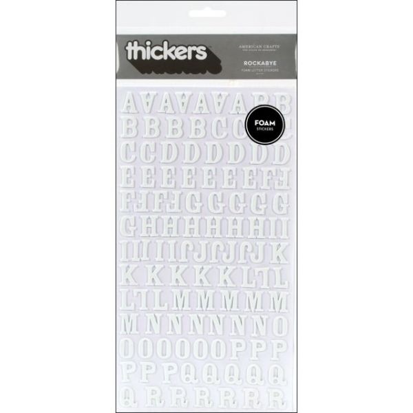American Crafts Thickers Foam Alphabet Stickers