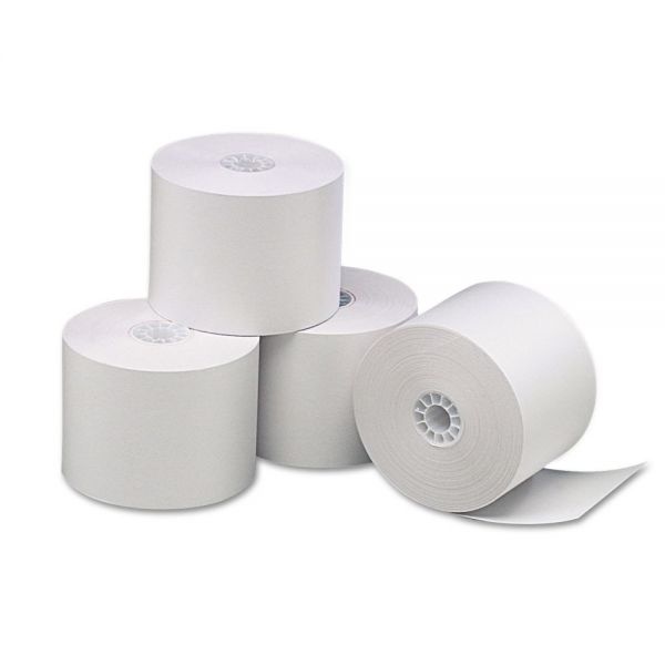 Universal Direct Thermal Printing Paper Register Rolls, 2.25" X 85 Ft, White, 3/Pack