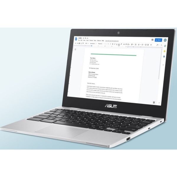 Asus Chromebook Cx1101cma-Db44 11.6" Chromebook - Hd - 1366 X 768 - Intel Celeron N4020 Dual-Core (2 Core) 1.10 Ghz - 4 Gb Total Ram - 64 Gb Flash Memory - Transparent Silver