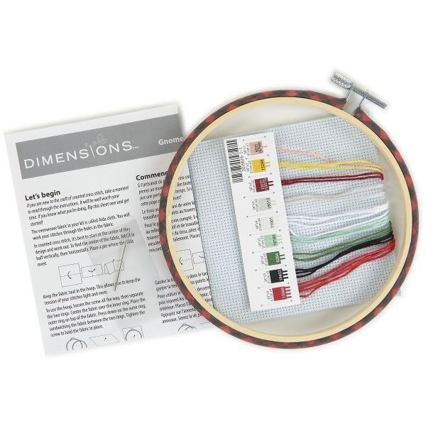 Dimensions Learn-A-Craft Counted Cross Stitch Kit 6" Round