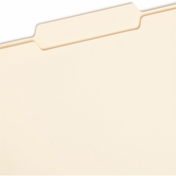 Smead Selected Tab Position Manila File Folders, Legal Size, 1/3 Cut, Position 2, Pack Of 100