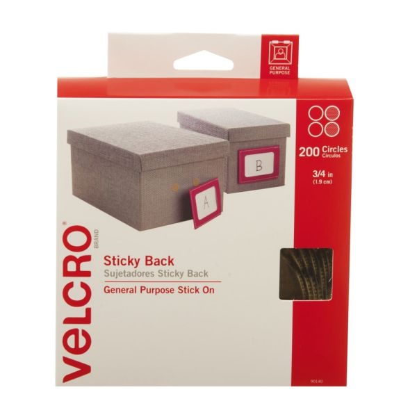 VELCRO Brand Industrial Strength Velcro Self Stick Tape, 2 x 15', White