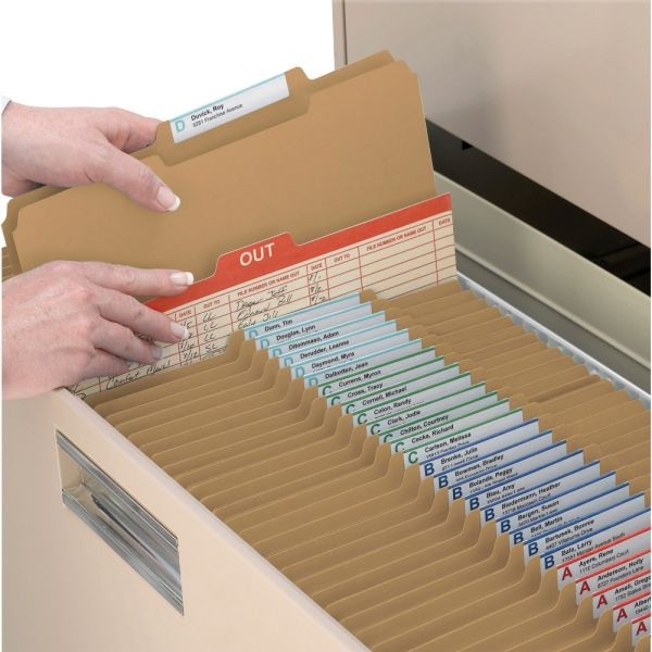 Smead Kraft Fastener Folders, 2/5 Cut, Legal Size, Kraft, Box Of 50