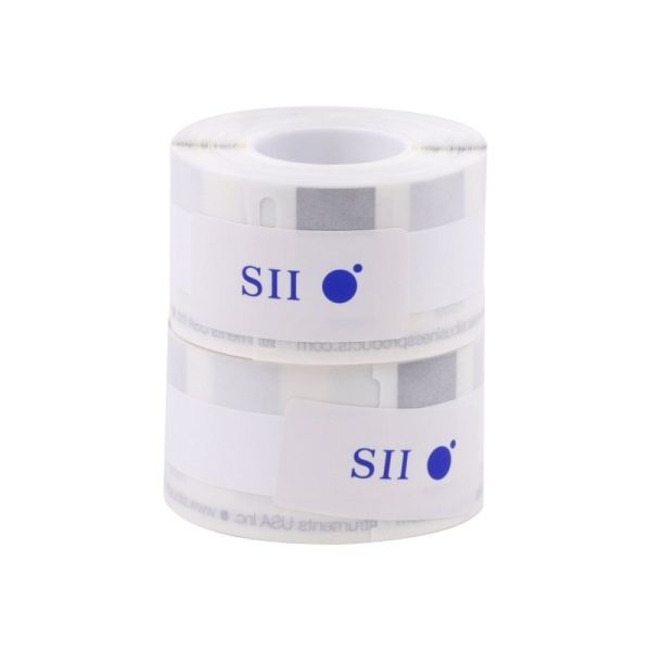 Seiko Slp-Flw Self-Adhesive File Folder Labels, 0.56" X 3.43", White, 130 Labels/Roll, 2 Rolls/Box