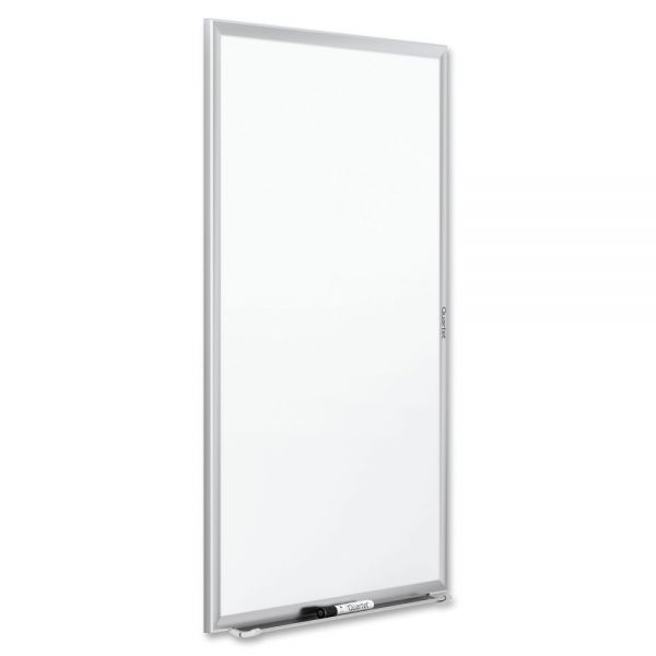 Quartet Standard Non-Magnetic Melamine Dry-Erase Whiteboard, 24" X 36", Aluminum Frame With Silver Finish