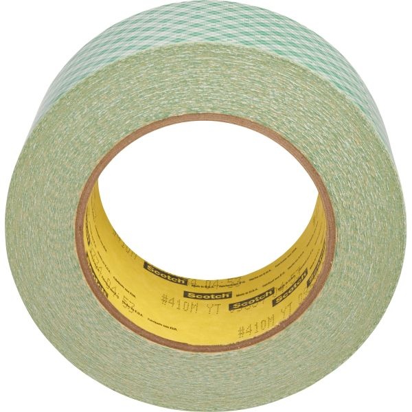 3M Double-Coated Paper Tape, 2" X 36 Yd, Natural