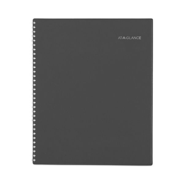 At-A-Glance Dayminder Academic Monthly Desktop Planner, Twin-Wire Binding, 11 X 8.5, Charcoal Cover, 12-Month (July To June): 2022-2023, 2022 To 2023 Calendar