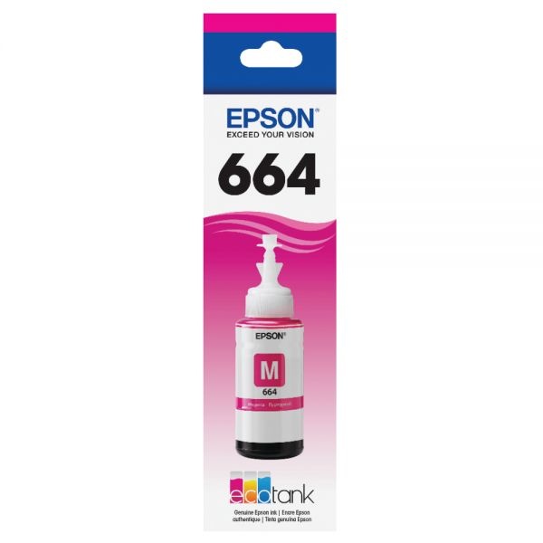 Epson Ecotank T664320-S (T664) Magenta Ink Bottle