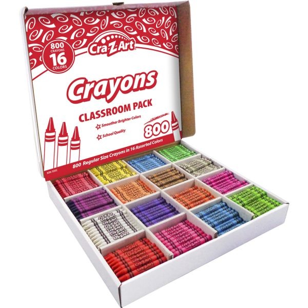 CraZArt Crayons Classroom Pack