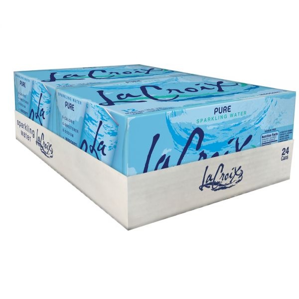 Wpd Lacroix Core Sparkling Water With Natural Pure Flavor, 12 Oz, Case Of 24 Cans
