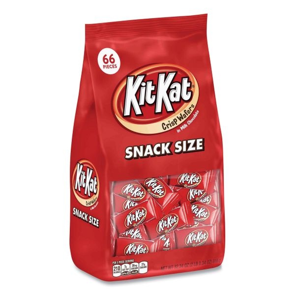 Kit Kat Snack Size, Crisp Wafers In Milk Chocolate, 32.34 Oz Bag