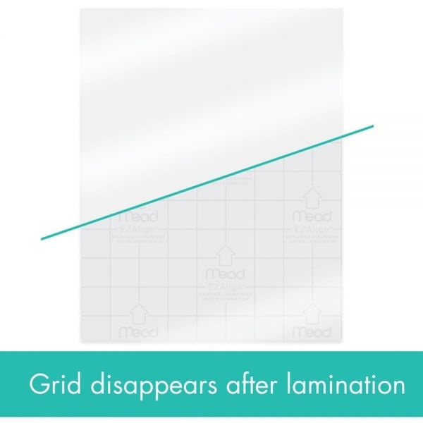 Mead Ezalign Thermal Laminating Pouches Laminating Pouch/Sheet Size