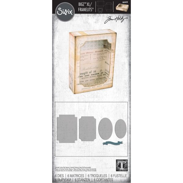 Sizzix Bigz Xl Die W/Framelits By Tim Holtz