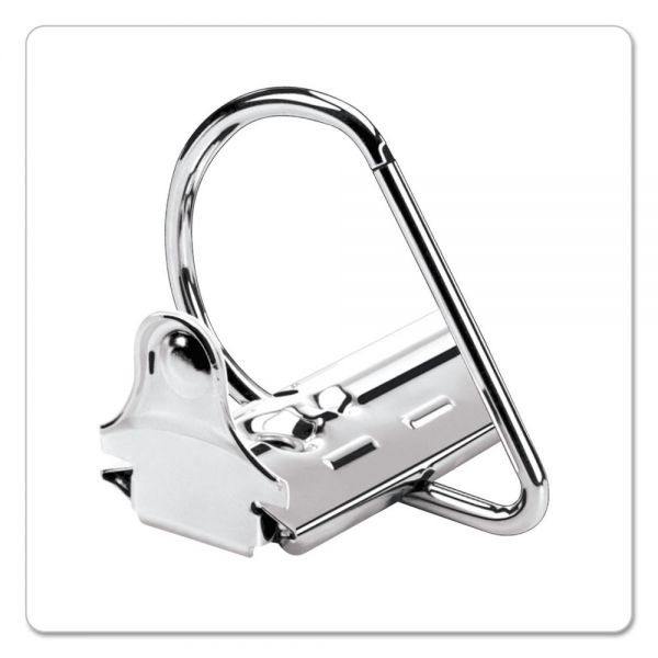 Cardinal Expressload Clearvue Locking 3-Ring View Binder, 3" Capacity, D-Ring, White