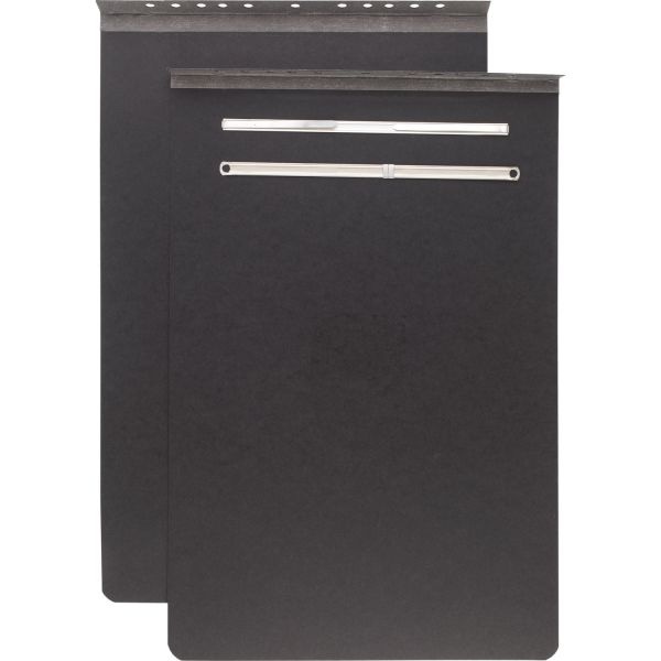 Acco Pressboard Report Cover With Fastener, Side Bound, 11" X 17", 60% Recycled, Black