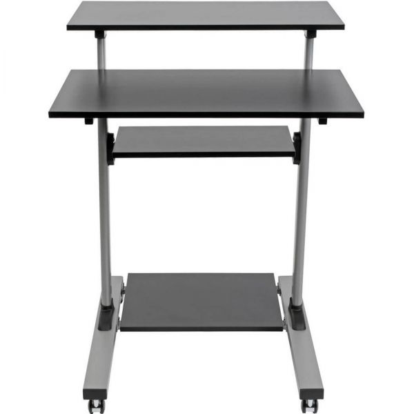 Tripp Lite By Eaton Rolling Standing Desk/Workstation On Wheels, Height Adjustable, Mobile
