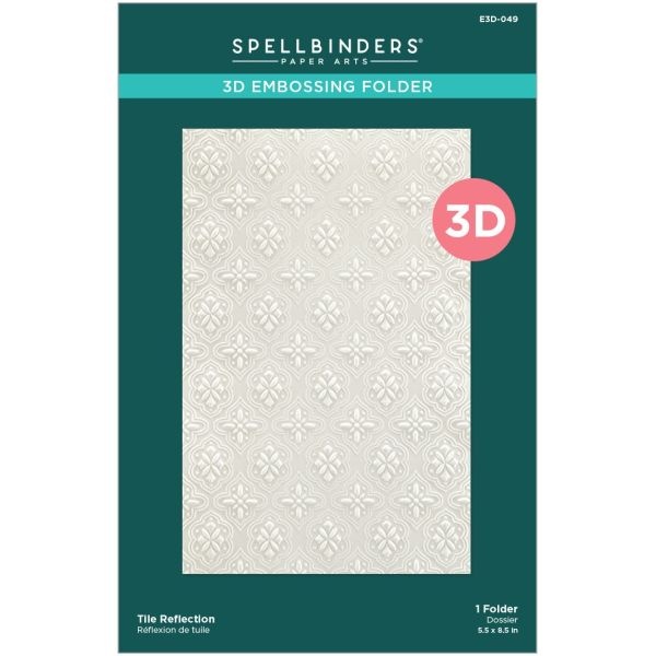Spellbinders 3D Embossing Folder 5.5"X8.5"
