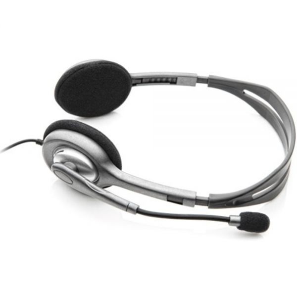 Logitech Stereo Headset H111 - Stereo - Mini-Phone (3.5Mm) - Wired - 32 Ohm - 20 Hz - 20 Khz - Over-The-Head - Binaural - Supra-Aural - 5.91 Ft Cable - Noise Canceling