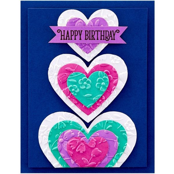 Spellbinders 3D Embossing Folder 5.5"X8.5"