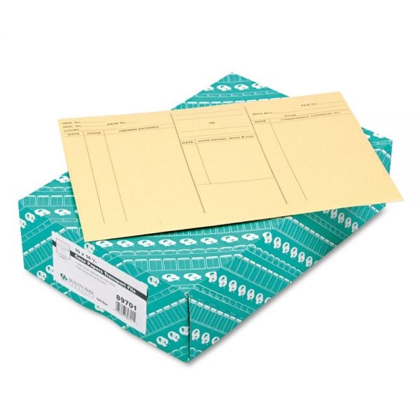 Quality Park Attorney's Envelope/Transport Case File, Cheese Blade Flap, Fold-Over Closure, 10 X 14.75, Cameo Buff, 100/Box
