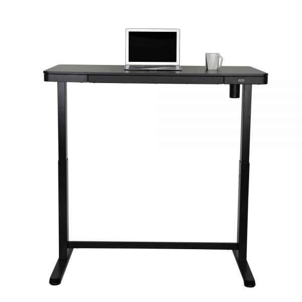 Realspace Electric Height-Adjustable Standing Desk, 48", Black