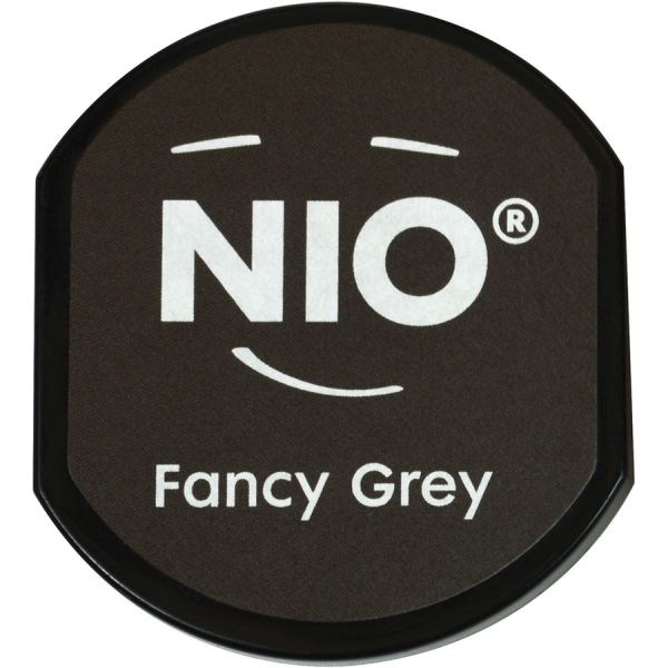 Nio Ink Pad For Nio Stamp With Voucher, 2.75" X 2.75", Fancy Gray