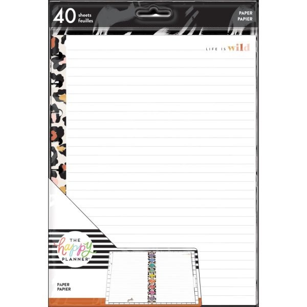 Happy Planner Classic Fill Paper W/40 Sheets 7"X9.25"