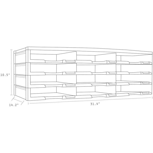 Storex 12-Compartment Organizer