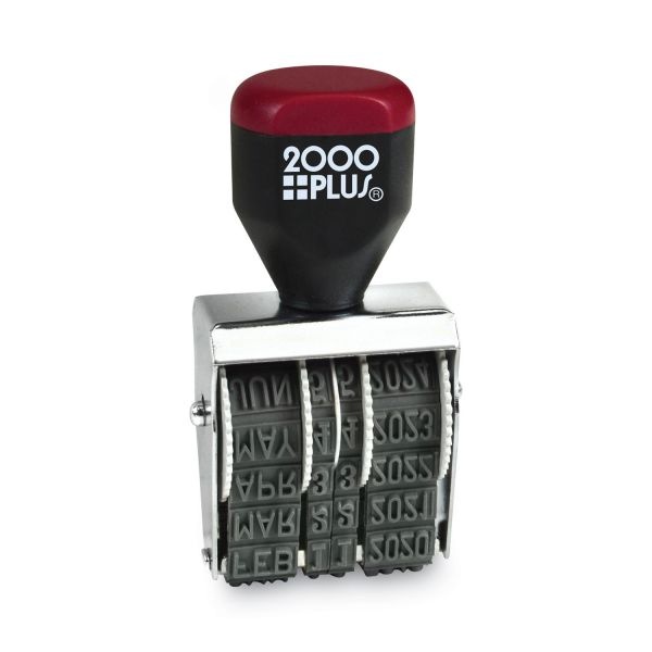 Cosco 2000Plus Traditional Date Stamp, Six Years, 1.38" X 0.19"