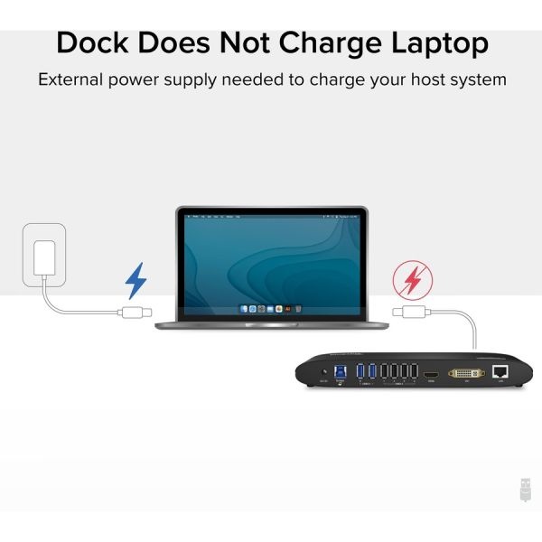 Plugable Usb 3.0 Universal Laptop Docking Station For Windows And Mac