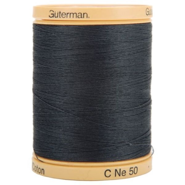 Gutermann Natural Cotton Thread - Iron Gray