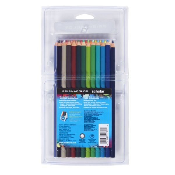 Prismacolor Scholar Color Pencils, Pack Of 24