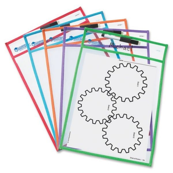 Learning Resources Write-And-Wipe Pockets