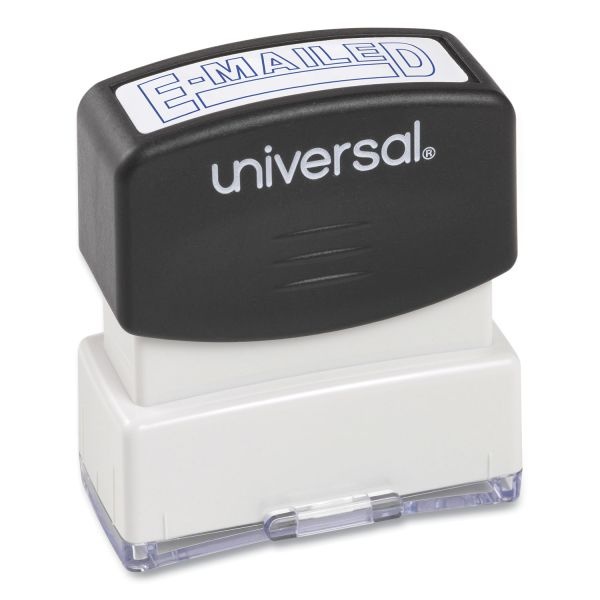 Universal Message Stamp, E-Mailed, Pre-Inked One-Color, Blue