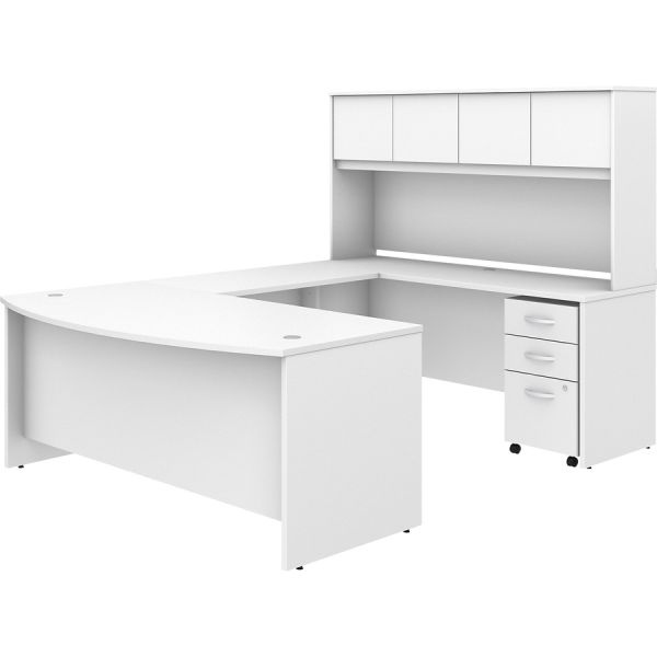 Bush Business Furniture Studio C Desk/Hutch/File Cabinet Set