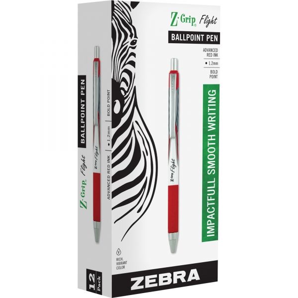 Zebra Z-Grip Flight Retractable Ballpoint Pens