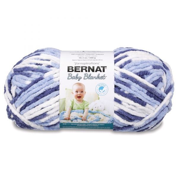 Bernat Baby Blanket Big Ball Yarn - Blue Dreams