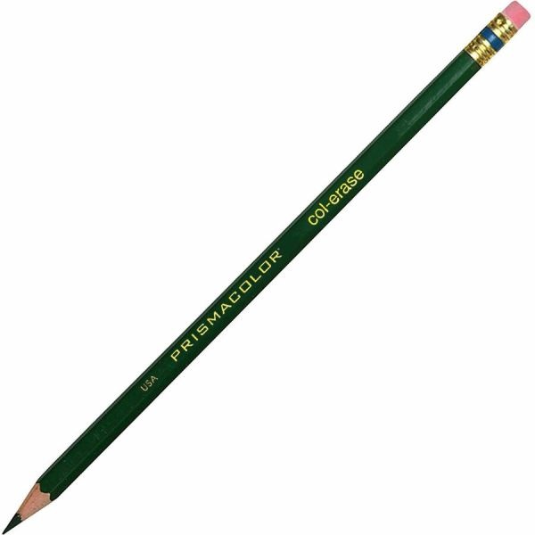 Prismacolor Col-Erase Pencils, Green, Box Of 12