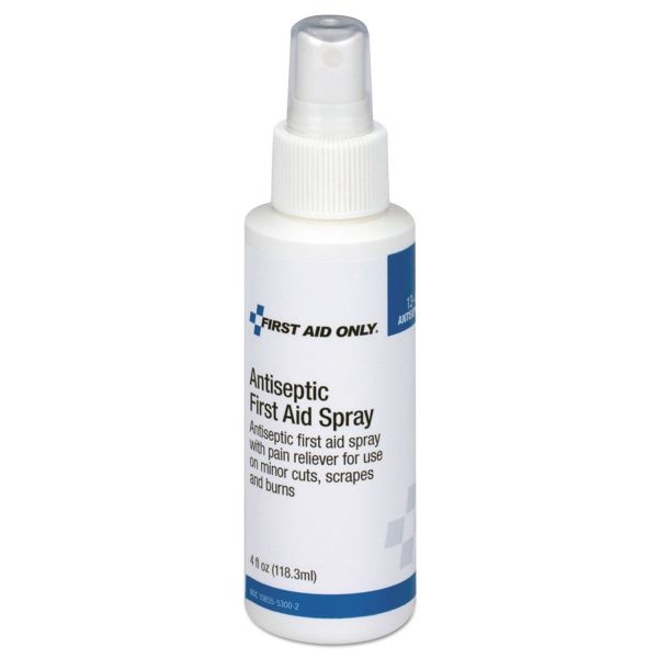 First Aid Only Refill For Smartcompliance General Business Cabinet, Antiseptic Spray, 4 Oz
