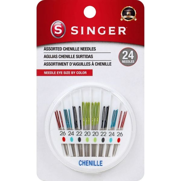 Singer Chenille Color Eye Needles 24/Pkg