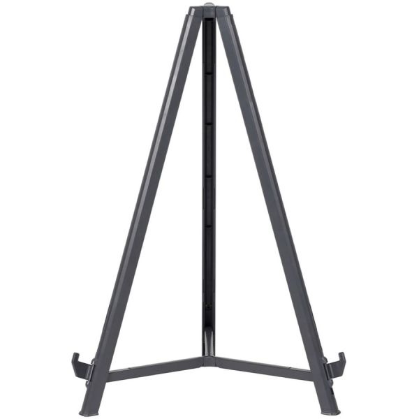 Mastervision Quantum Heavy Duty Display Easel, 35.62" To 61.22" High, Plastic, Black