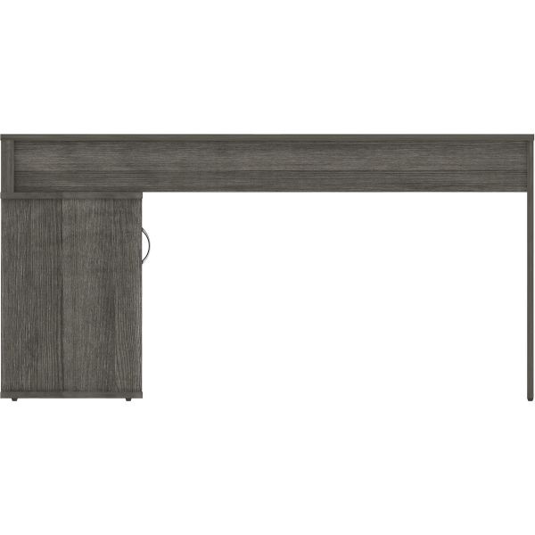 Lys L-Shape Workstation With Cabinet