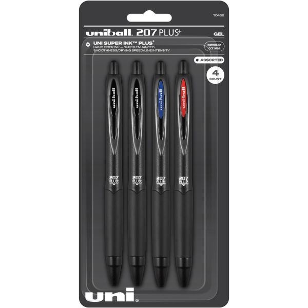 Refill for Gel IMPACT Gel Pens, Bold Conical Tip, Black Ink, 2