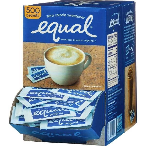 Equal Original Sweetener, 0.035 Oz., Box Of 500