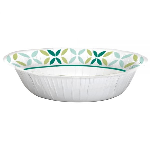 Highmark Paper Bowls, 6", 14.9 Oz, Printed White, Pack Of 125